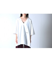 VOAAOV | VOAAOV 「VOAAOV」刺繍VネックBIG-T black(Tシャツ/カットソー)