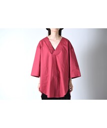 Edwina Horl | Edwina Horl Vネックプルオーバー plum(Tシャツ/カットソー)
