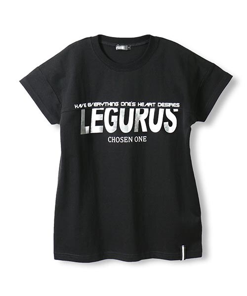 LEGURUS STANDARD（レグルススタンダード）の「フレンチスリーブTシャツ（Tシャツ/カットソー・キッズ・オフホワイト/ライム/ブラック・130～160）」の3枚目の写真