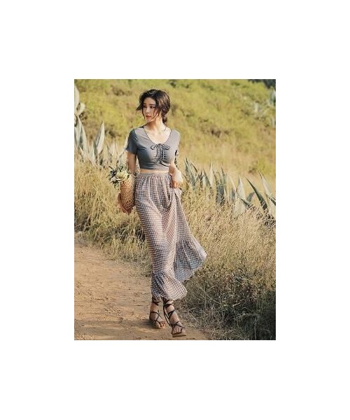 No Brand ノーブランド の 19 新作 水着 ビキニ ロングスカート 3点セット 体型カバー 水着 Wear