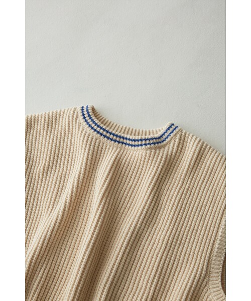 RYO TAKASHIMA（リョウタカシマ）の「Side Zip Over Size Knit  Vest （Beige）（シャツ/ブラウス・メンズ・その他）」の3枚目の写真