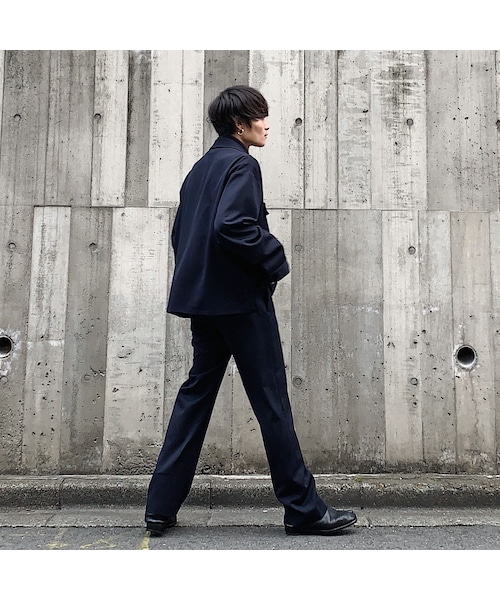 RYO TAKASHIMA（リョウタカシマ）の「Straight Slacks(Navy)（その他