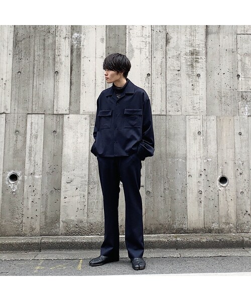 RYO TAKASHIMA（リョウタカシマ）の「Straight Slacks(Navy)（その他