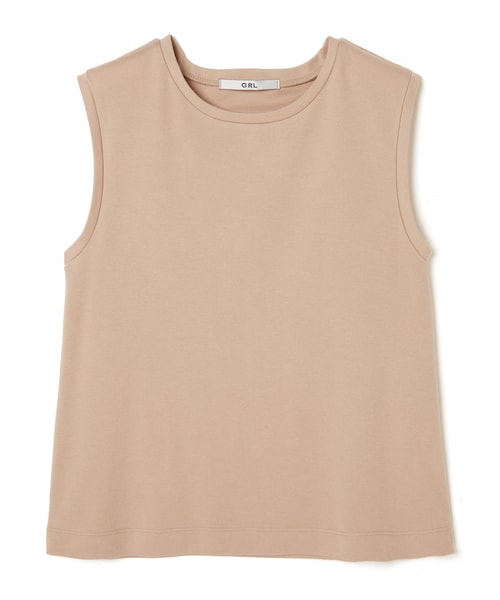 GRL（グレイル）の「ベーシックノースリーブトップス（Tシャツ/カットソー・レディース・ブラック/ベージュ/オフホワイト・M）」の3枚目の写真