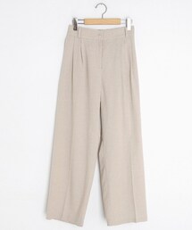 DHOLIC | ツータックリネン混ワイドパンツ(その他パンツ)