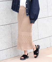 sango | 透かし編みミディスカート(スカート)