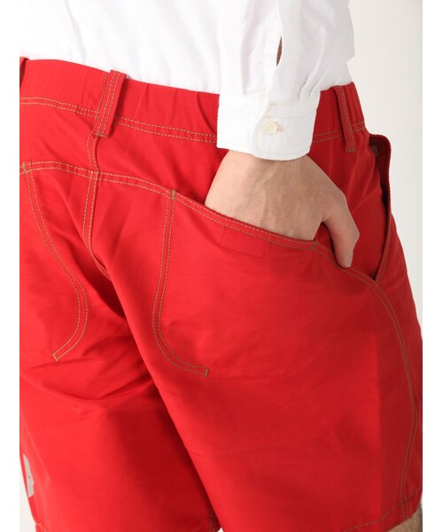 BEAVER（ビーバー）の「AND WANDER(アンドワンダー)60/40 CLOTH SHORT PANTS(4065)（パンツ・メンズ・RED/KHAKI・2/3/4）」の9枚目の写真