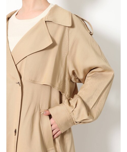 Ungrid（アングリッド）の「ルーズロングトレンチコート（その他アウター・ベージュ/キャメル・S/M）」の15枚目の写真