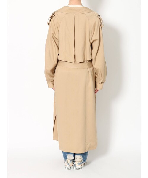 Ungrid（アングリッド）の「ルーズロングトレンチコート（その他アウター・ベージュ/キャメル・S/M）」の13枚目の写真