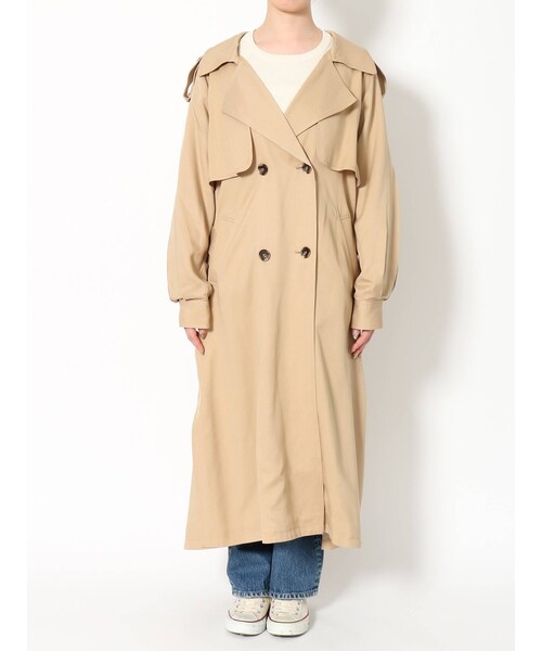 Ungrid（アングリッド）の「ルーズロングトレンチコート（その他アウター・ベージュ/キャメル・S/M）」の11枚目の写真