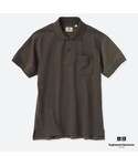 ユニクロ | ドライカノコカラーブロックポロシャツ（半袖）(POLO衫)