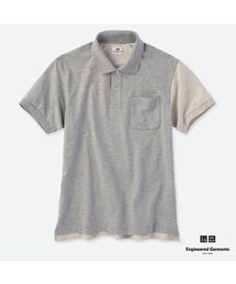 UNIQLO | ドライカノコカラーブロックポロシャツ（半袖）(ポロシャツ)