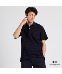 UNIQLO | ドライカノコボーダーポロシャツ（半袖）(ポロシャツ)