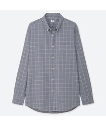 UNIQLO | エクストラファインコットンブロードチェックシャツ(ボタンダウン・長袖)(シャツ/ブラウス)