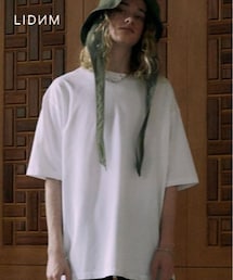 LIDNM | OVER SIZED T-SHIRT【WHITE】(Tシャツ/カットソー)