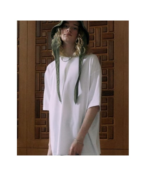 LIDNM（リドム）の「OVER SIZED T-SHIRT【WHITE】（Tシャツ/カットソー・メンズ・ホワイト・M/L）」の3枚目の写真