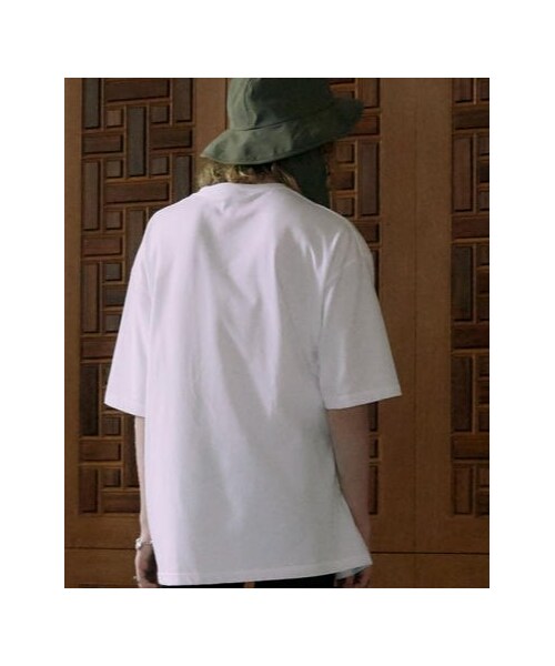 LIDNM（リドム）の「OVER SIZED T-SHIRT【WHITE】（Tシャツ/カットソー・メンズ・ホワイト・M/L）」の6枚目の写真