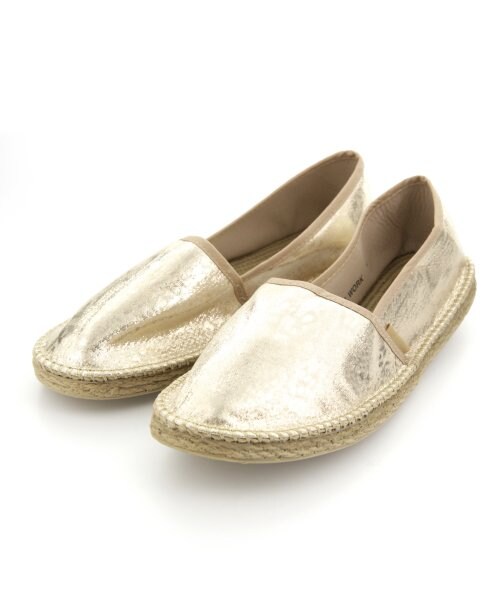 GLOBAL WORK（グローバルワーク）の「エスパドリーユ/L（シューズ・レディース・ブラック09/シルバー12/アニマル柄58/ゴールド60/星柄65・Ｍ（23～23.5cm）/Ｌ（24～24.5cm））」の2枚目の写真