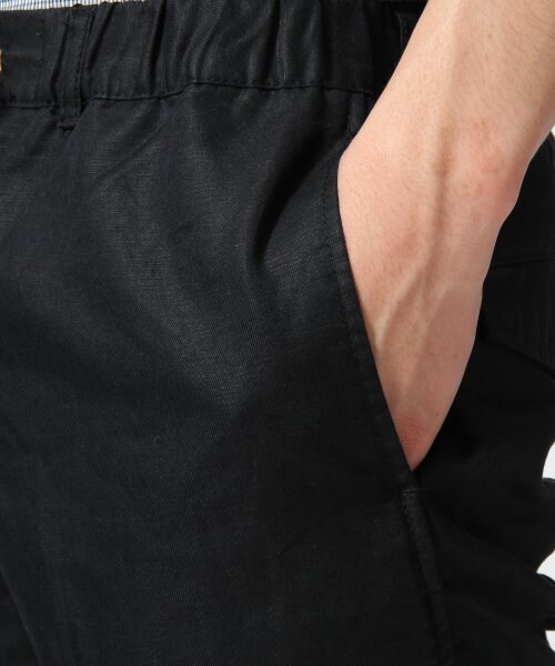 HARE（ハレ）の「フレンチリネンショーツ（パンツ・メンズ・オフホワイト/ブラック/ベージュ/ブルー/ネイビー・Ｓ/Ｍ/Ｌ）」の9枚目の写真