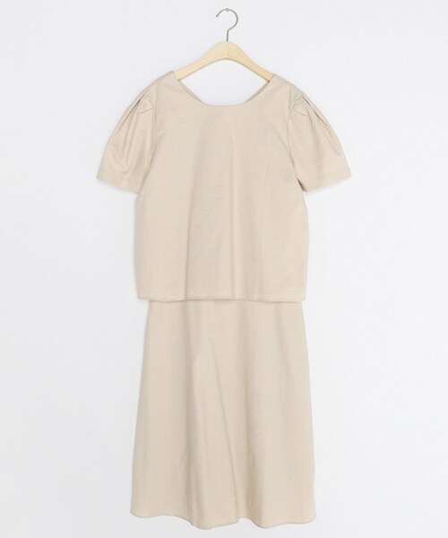 DHOLIC（ディーホリック）の「2WAYブラウス&フレアスカートSET（シャツ/ブラウス・レディース・イエロー/ブルー/ベージュ・FREE）」の2枚目の写真