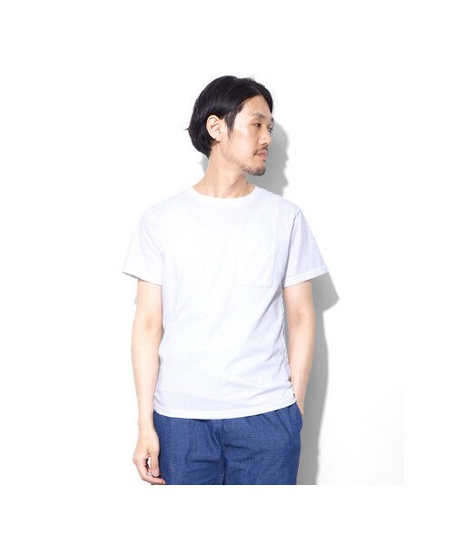 URBAN RESEARCH DOORS（アーバンリサーチドアーズ）の「Made in USA Tee with ポケット（トップス・メンズ・White/Black/Navy・36/38/40）」の7枚目の写真