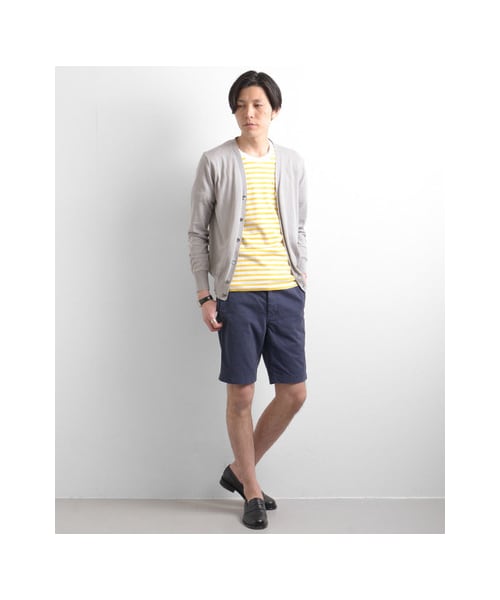URBAN RESEARCH(アーバンリサーチ)の「40/2スーピマ胸ポケボーダーTシャツ(トップス・メンズ・NAVY/YELLOW/PINK/BLACK・M/L)」の12枚目の写真