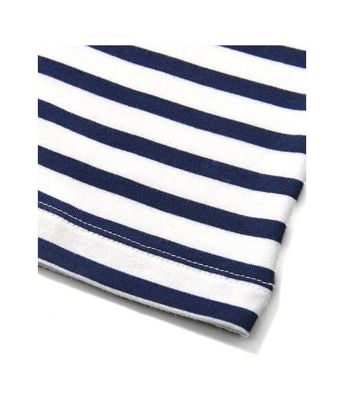 URBAN RESEARCH(アーバンリサーチ)の「40/2スーピマ胸ポケボーダーTシャツ(トップス・メンズ・NAVY/YELLOW/PINK/BLACK・M/L)」の22枚目の写真