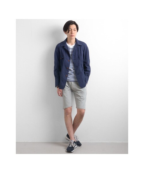 URBAN RESEARCH(アーバンリサーチ)の「40/2スーピマ胸ポケボーダーTシャツ(トップス・メンズ・NAVY/YELLOW/PINK/BLACK・M/L)」の13枚目の写真