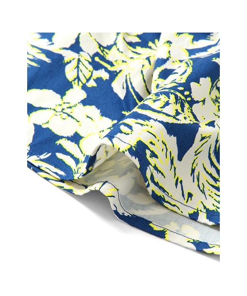 KBF（ケイビーエフ）の「ハワイアン柄フレアスカート（スカート・レディース・ブルー/ブラック/オレンジ・one）」の12枚目の写真