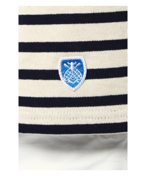 ORCIVAL（オーシバル）の「ORCIVAL / オーチバル: Cotton Lourd border / カットソー（カットソー・Ｔシャツ・メンズ・ホワイト/ナチュラル/ネイビー/ネイビー A/レッド・3/4）」の12枚目の写真