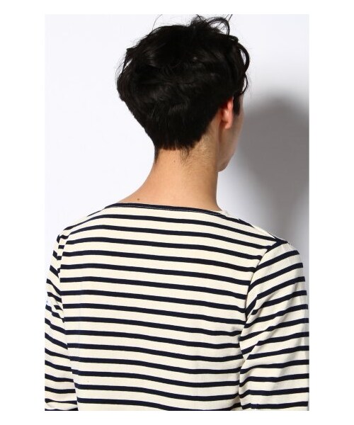 ORCIVAL（オーシバル）の「ORCIVAL / オーチバル: Cotton Lourd border / カットソー（カットソー・Ｔシャツ・メンズ・ホワイト/ナチュラル/ネイビー/ネイビー A/レッド・3/4）」の10枚目の写真