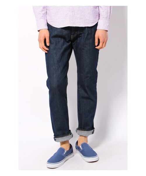 Lee(リー)の「lee riders 203 tapered。(デニムパンツ・メンズ・ネイビー・29/30/31/32/33/34)」の1枚目の写真