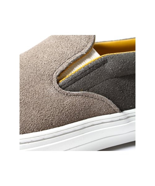 EDIFICE（エディフィス）の「A.FOUR for ED*BUDDYスウェードスリッポ（スニーカー・メンズ・グレー/ネイビー・25.5/26.5/27.5/28.5）」の9枚目の写真