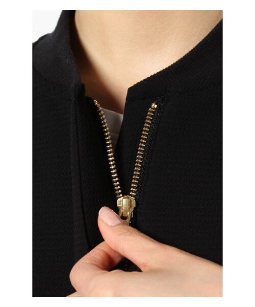 Spick & Span（スピックアンドスパン）の「アイリーンドビー BZ（その他ブルゾン・レディース・ブラック/ホワイト・フリー）」の12枚目の写真