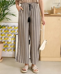 DHOLIC | タッセルストリングパターンスリットパンツ(その他パンツ)