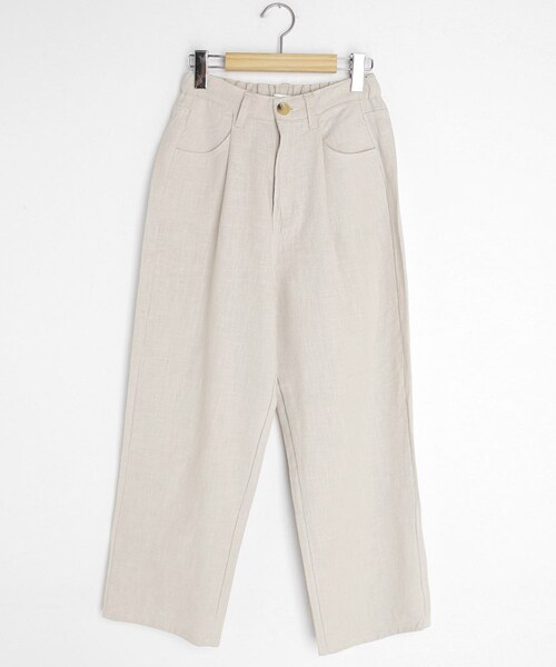 DHOLIC（ディーホリック）の「リネンバックゴムパンツ（その他パンツ・レディース・イエロー/ベージュ/ブルー・FREE）」の2枚目の写真