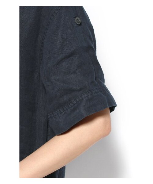 JOURNAL STANDARD（ジャーナルスタンダード）の「フレンチリネンツイルボートネックワンピース（ワンピース・レディース・ホワイト/ベージュ/ネイビー/ネイビー A/オレンジ・フリー）」の13枚目の写真