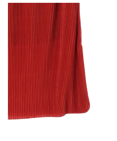 Green　Parks（グリーンパークス）の「・プリーツアイラインスカート（スカート・ブラック/ベージュ/オレンジ・F）」の5枚目の写真