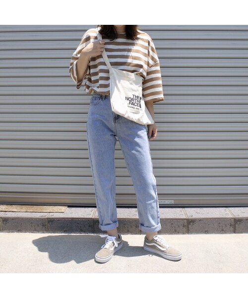 no brand（ノーブランド）の「big silhouette border tee（Tシャツ/カットソー・レディース・その他）」の6枚目の写真