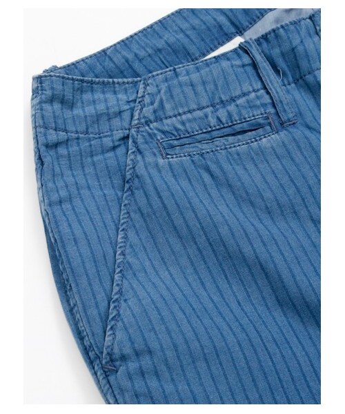 SEVENDAYS=SUNDAY（セブンデイズサンデイ）の「《メンズ》 ・ドビーデニムショートパンツ（ショートパンツ・メンズ・インディゴ/ライトインディゴ・S/M/L）」の4枚目の写真