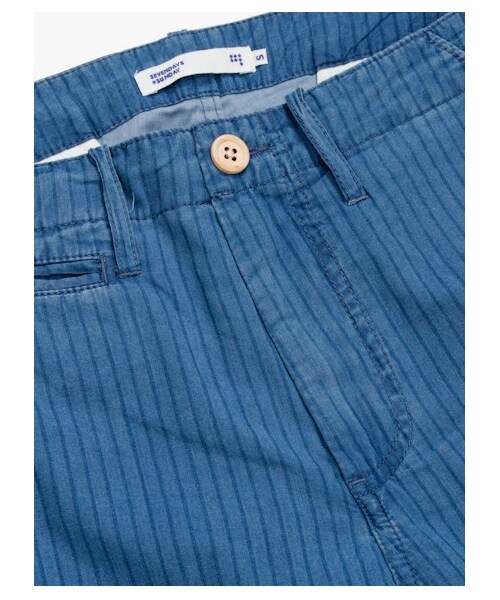 SEVENDAYS=SUNDAY（セブンデイズサンデイ）の「《メンズ》 ・ドビーデニムショートパンツ（ショートパンツ・メンズ・インディゴ/ライトインディゴ・S/M/L）」の5枚目の写真