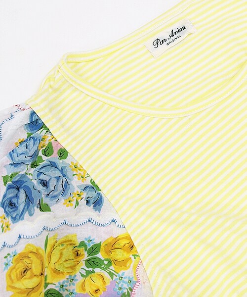 paravion（パラビオン）の「ハンカチフレア袖ワンピース（ワンピース/ドレス・レディース・ミント/イエロー・ワンサイズ）」の5枚目の写真