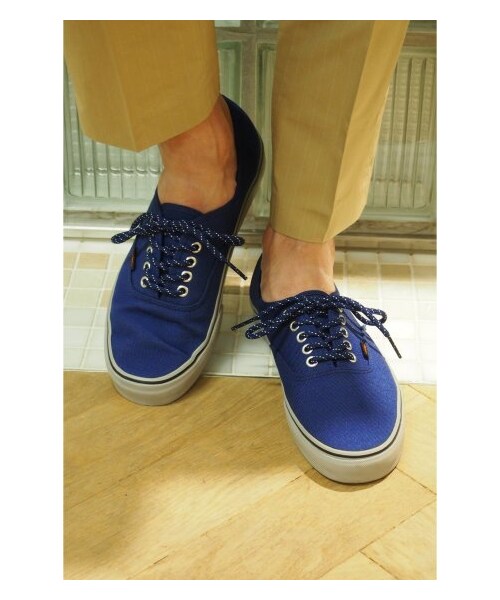 EDIFICE（エディフィス）の「【予約】VANS EX AUTHENTIC（スニーカー・メンズ・ブラック/ネイビー A/ボルドー・100/110/8/8.5/9/9.5）」の10枚目の写真