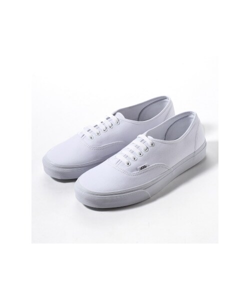 VANS(バンズ)の「VANS / バンズ: AUTHENTIC / オーセンティック(スニーカー・メンズ・ホワイト/ナチュラル/ブルー/レッド・80/90/100)」の1枚目の写真