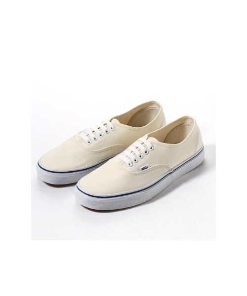 VANS(バンズ)の「VANS / バンズ: AUTHENTIC / オーセンティック(スニーカー・メンズ・ホワイト/ナチュラル/ブルー/レッド・80/90/100)」の2枚目の写真