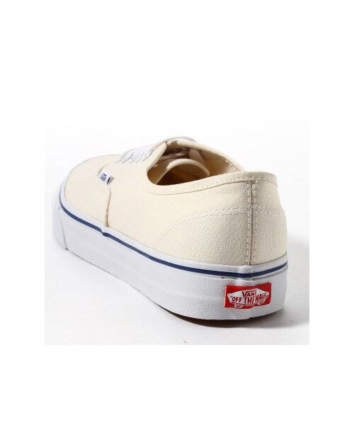 VANS(バンズ)の「VANS / バンズ: AUTHENTIC / オーセンティック(スニーカー・メンズ・ホワイト/ナチュラル/ブルー/レッド・80/90/100)」の8枚目の写真
