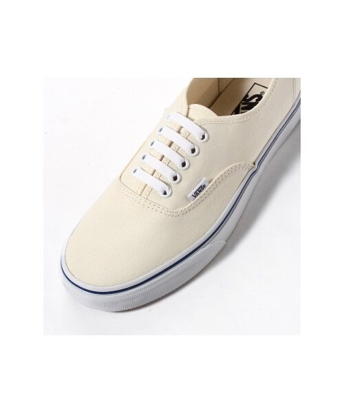 VANS(バンズ)の「VANS / バンズ: AUTHENTIC / オーセンティック(スニーカー・メンズ・ホワイト/ナチュラル/ブルー/レッド・80/90/100)」の7枚目の写真
