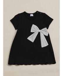 HAKKA BABY | [ベビー]裾スカラップリボンモチーフ付きワンピース(ワンピース/ドレス)