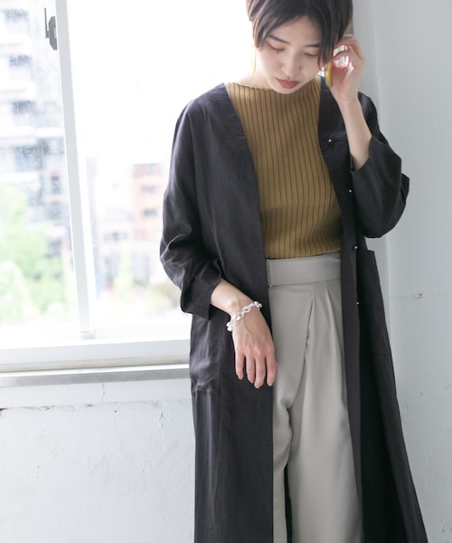 KBF（ケイビーエフ）の「WEB限定 リネンガウンワンピース（）」 - WEAR
