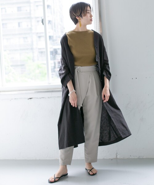KBF（ケイビーエフ）の「WEB限定 リネンガウンワンピース（）」 - WEAR